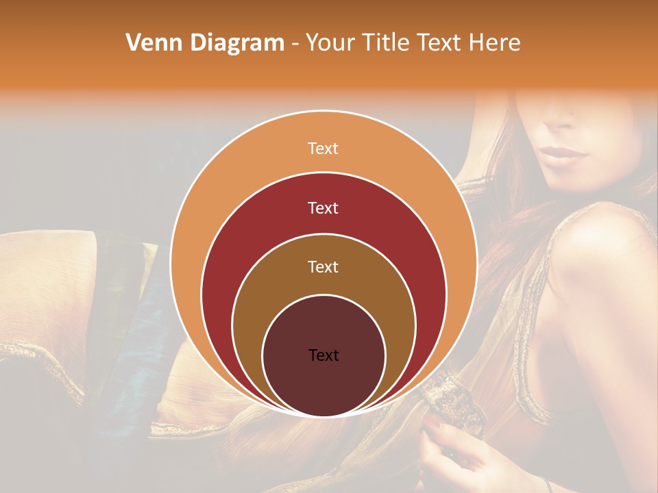 Lie Brunette Blue PowerPoint Template