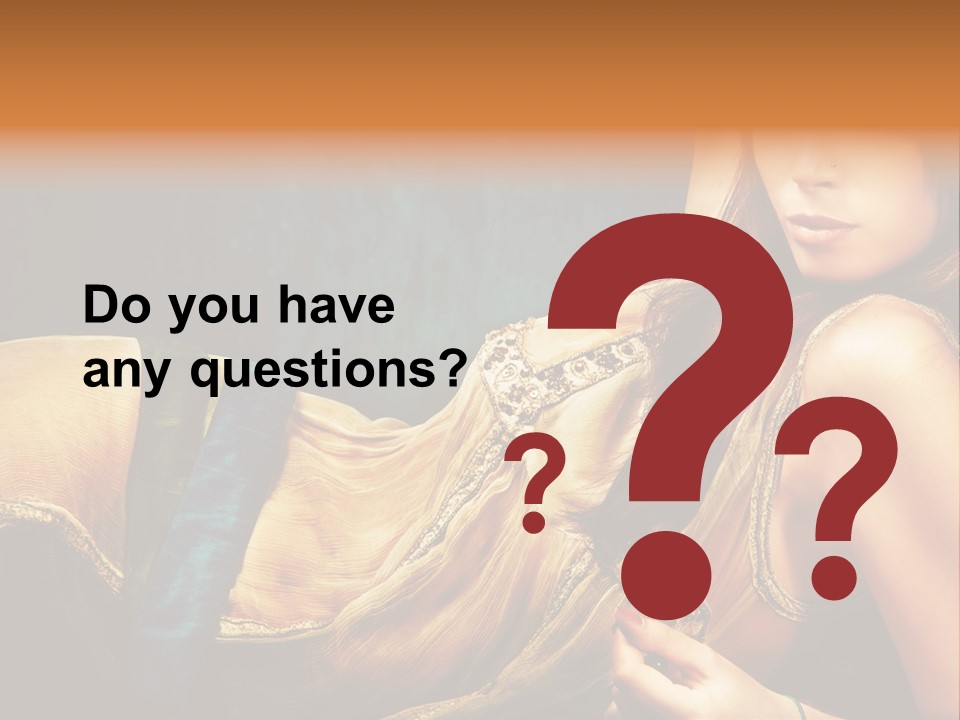 Lie Brunette Blue PowerPoint Template