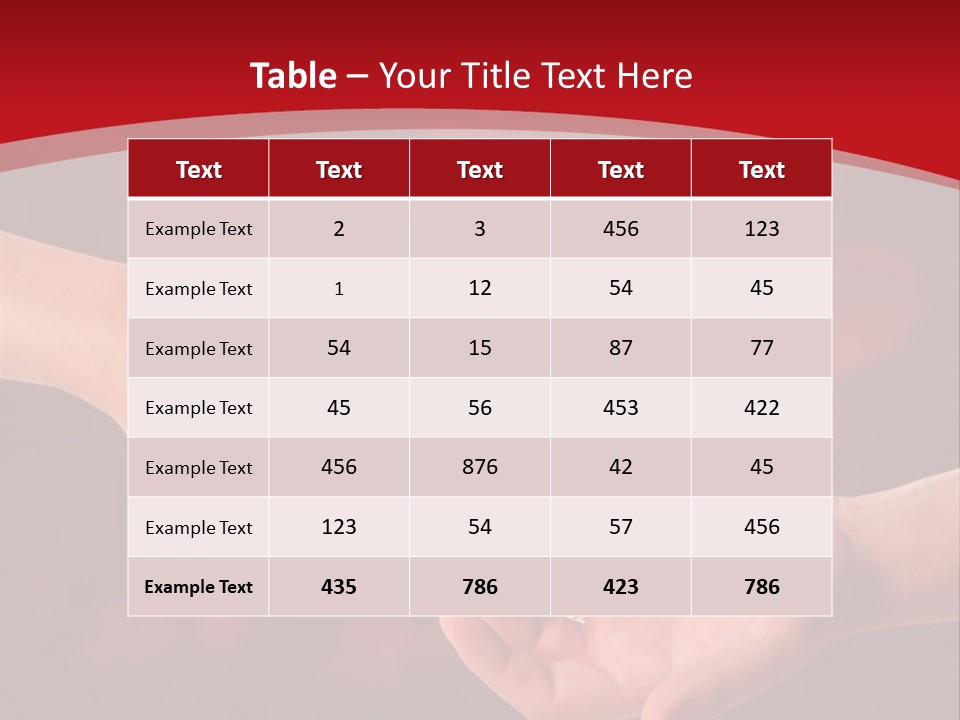Table Profe Ional People PowerPoint Template