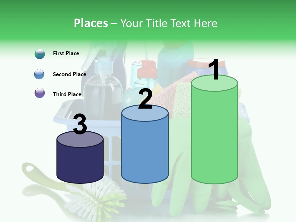 Household Container Chemical PowerPoint Template
