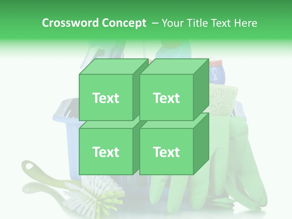 Household Container Chemical PowerPoint Template