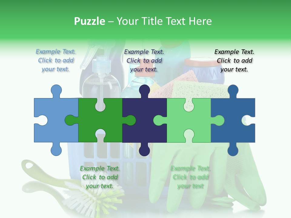 Household Container Chemical PowerPoint Template