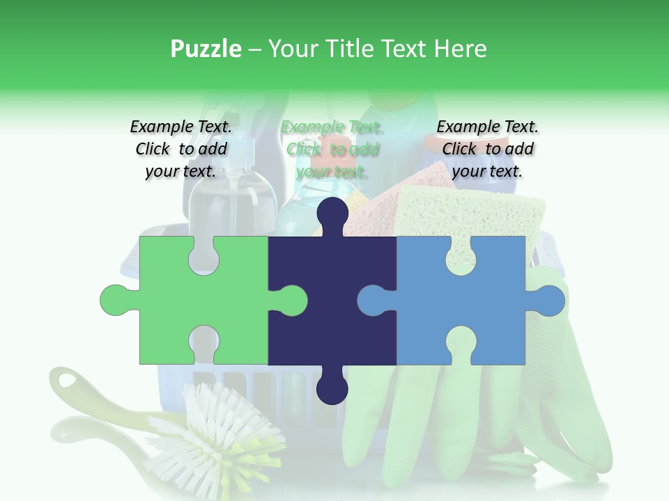 Household Container Chemical PowerPoint Template