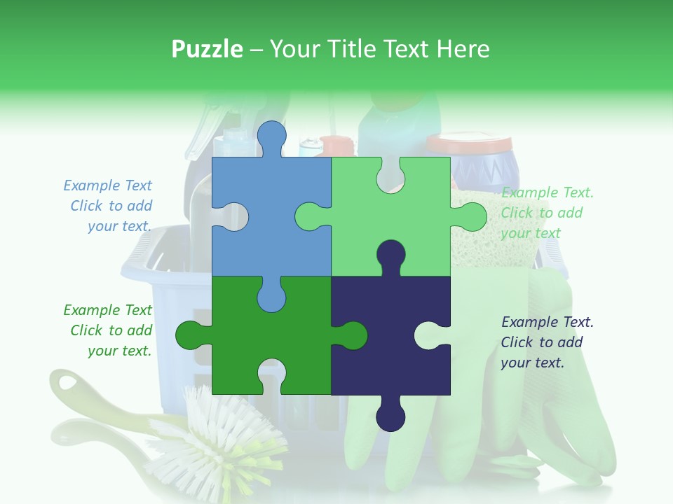 Household Container Chemical PowerPoint Template