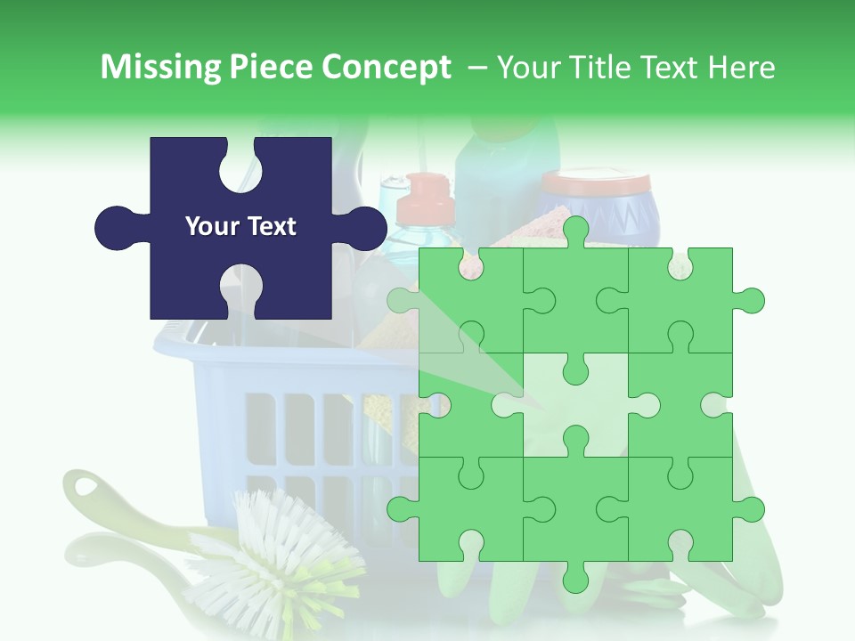 Household Container Chemical PowerPoint Template