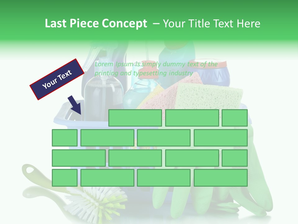 Household Container Chemical PowerPoint Template