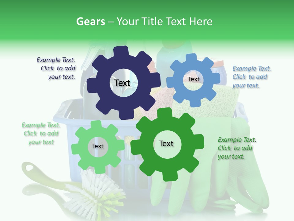 Household Container Chemical PowerPoint Template
