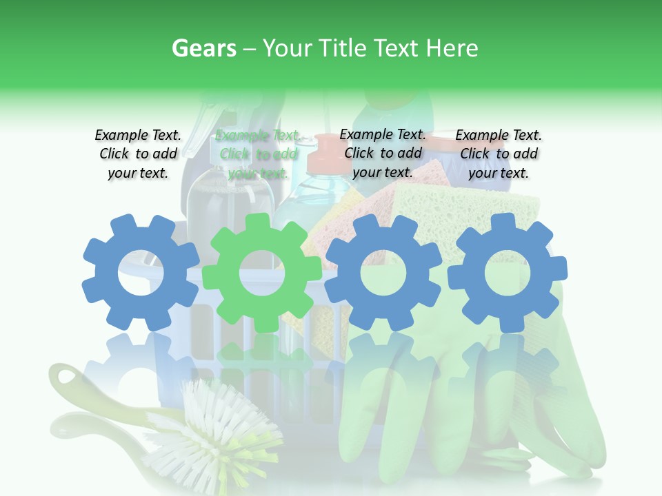 Household Container Chemical PowerPoint Template