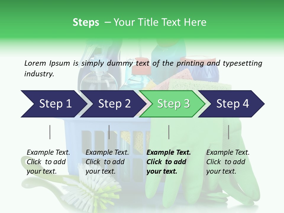Household Container Chemical PowerPoint Template