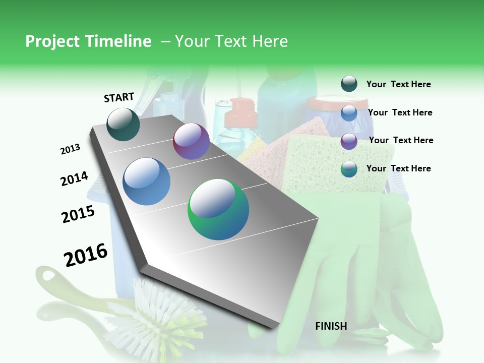 Household Container Chemical PowerPoint Template