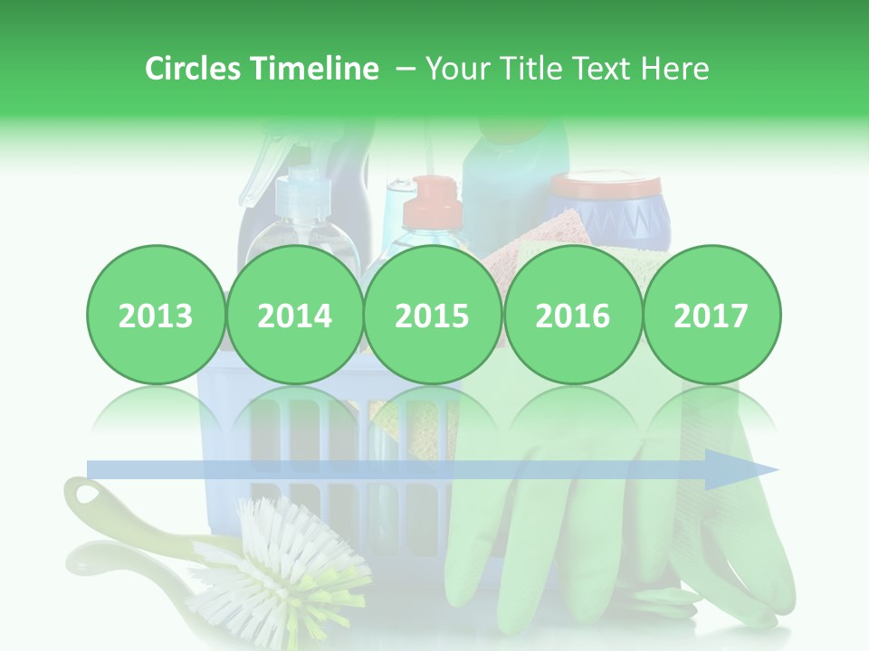 Household Container Chemical PowerPoint Template