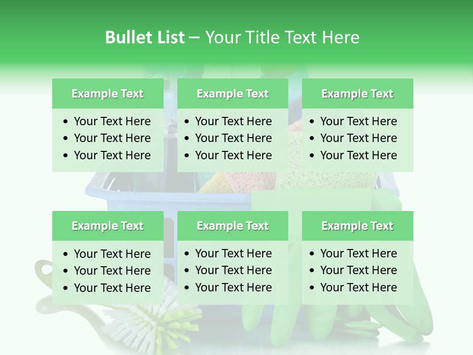 Household Container Chemical PowerPoint Template
