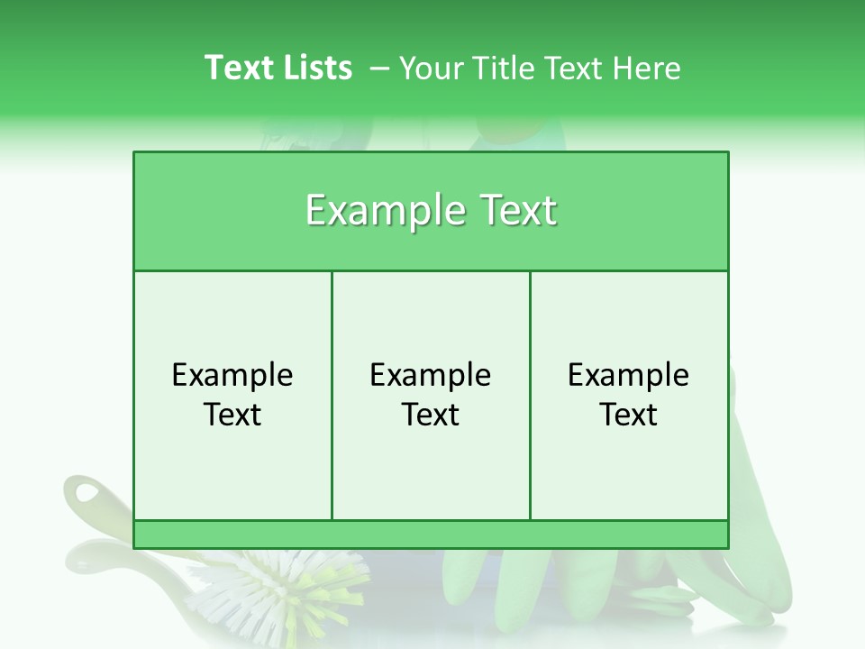 Household Container Chemical PowerPoint Template
