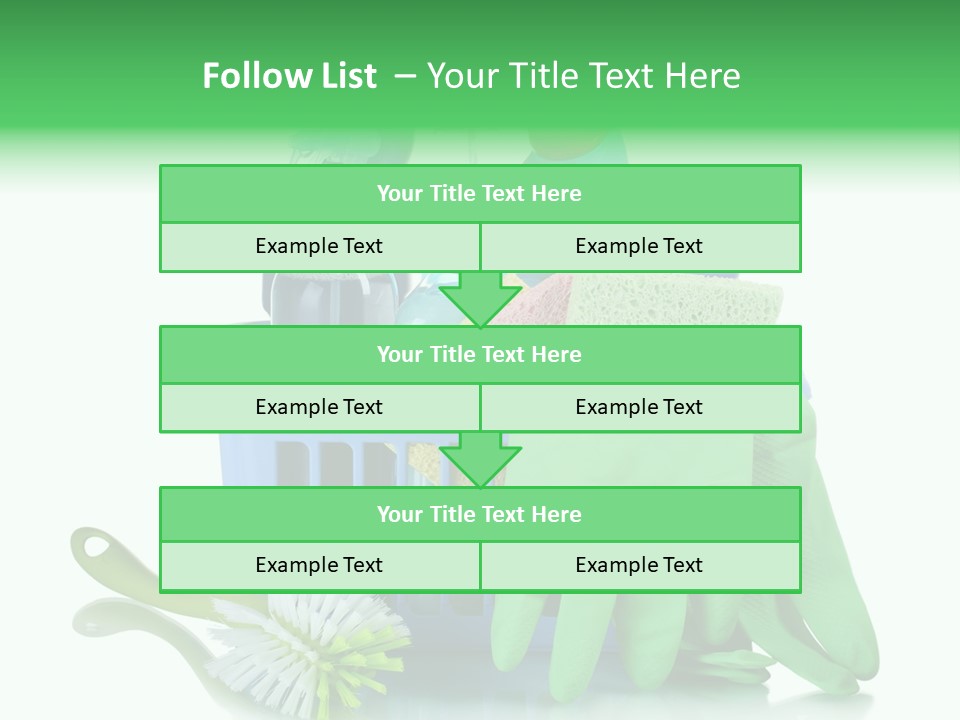 Household Container Chemical PowerPoint Template