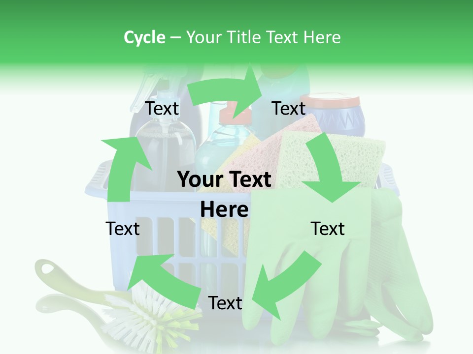 Household Container Chemical PowerPoint Template
