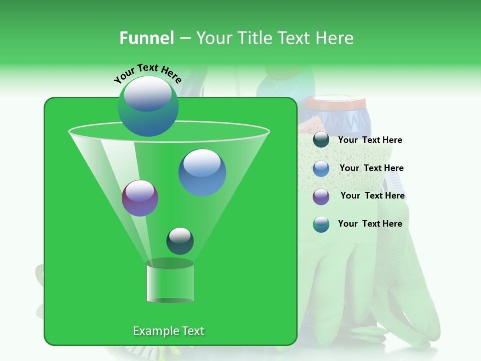 Household Container Chemical PowerPoint Template