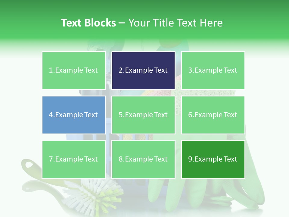Household Container Chemical PowerPoint Template