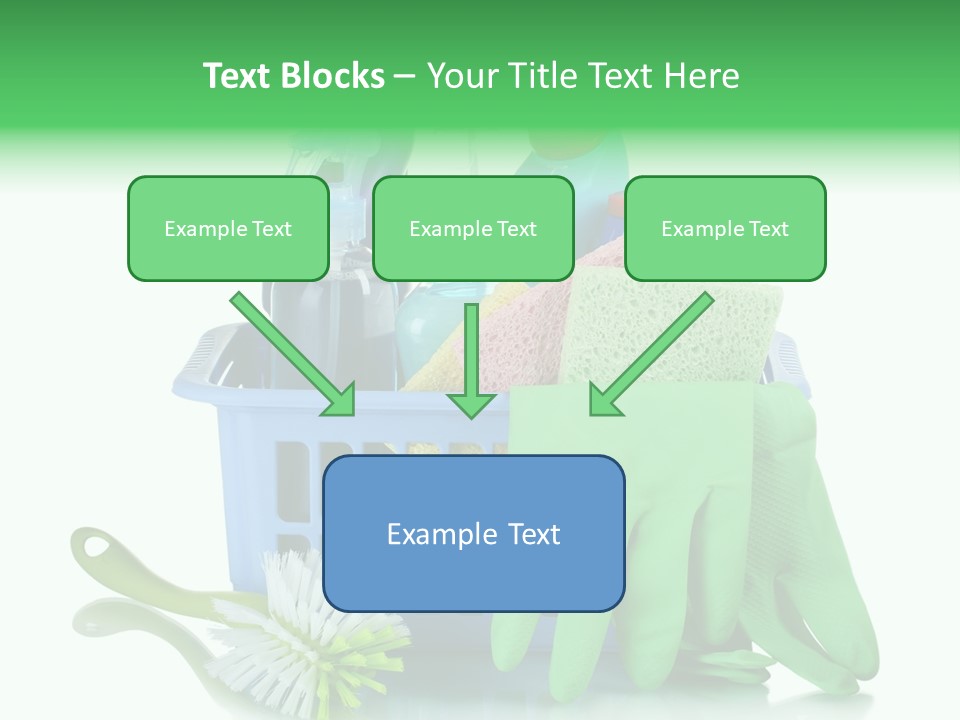 Household Container Chemical PowerPoint Template