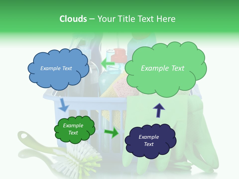 Household Container Chemical PowerPoint Template