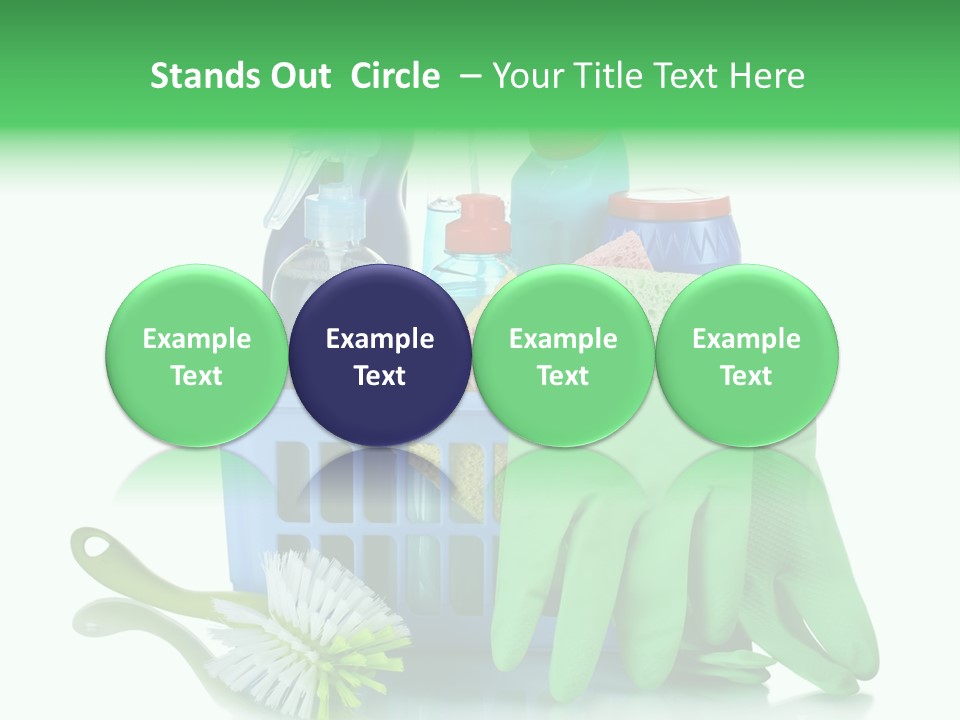 Household Container Chemical PowerPoint Template