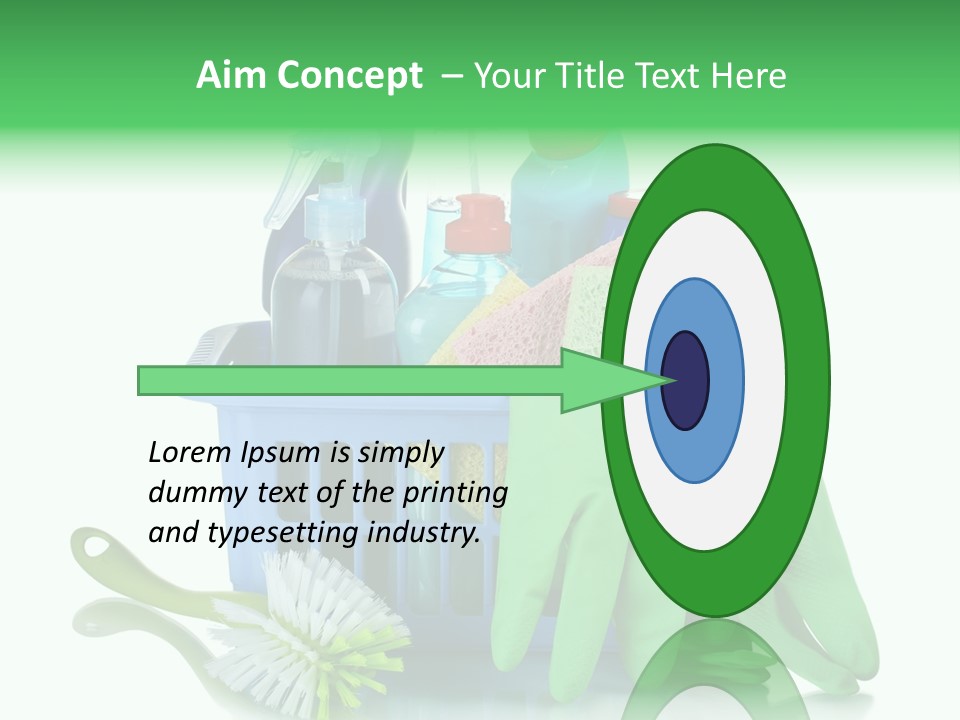 Household Container Chemical PowerPoint Template