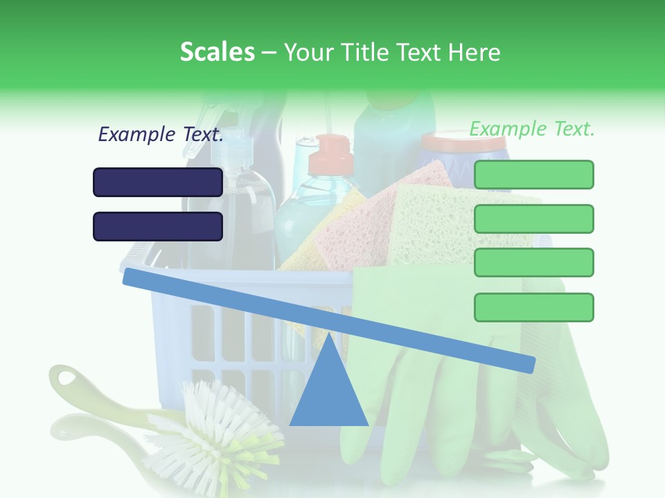 Household Container Chemical PowerPoint Template