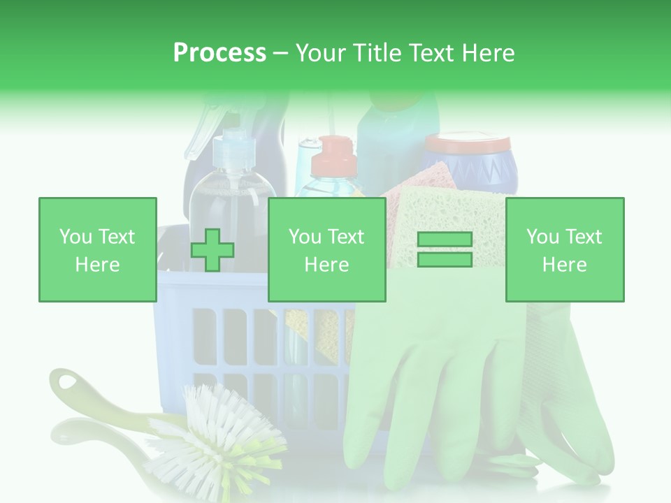 Household Container Chemical PowerPoint Template