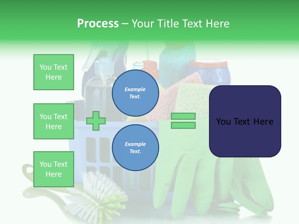 Household Container Chemical PowerPoint Template