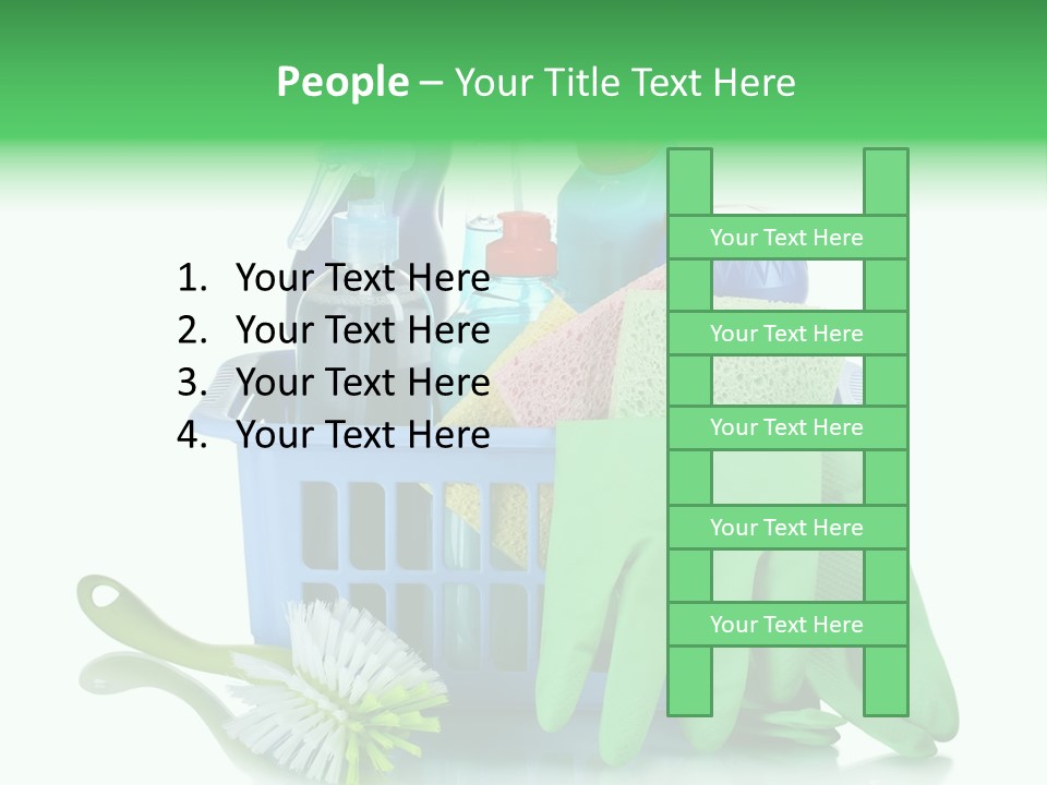 Household Container Chemical PowerPoint Template