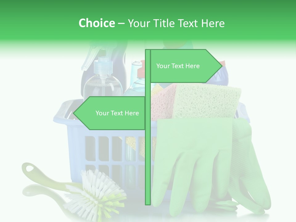 Household Container Chemical PowerPoint Template