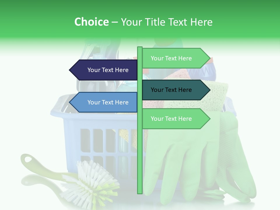 Household Container Chemical PowerPoint Template