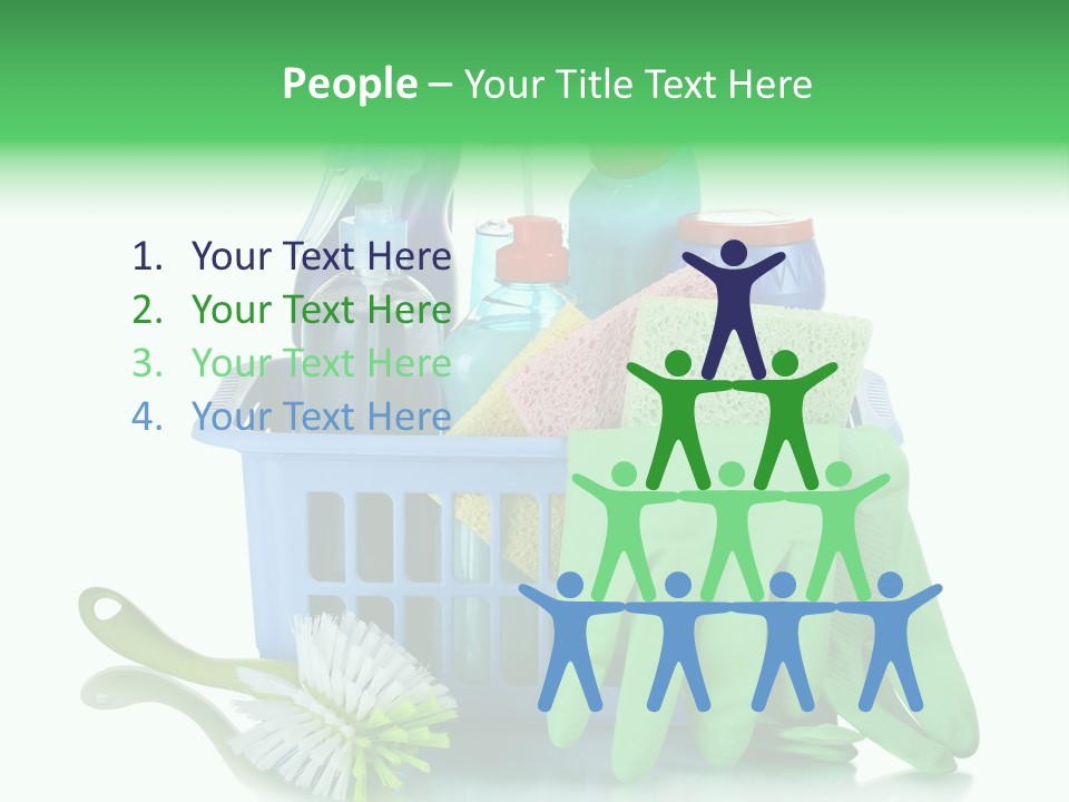 Household Container Chemical PowerPoint Template