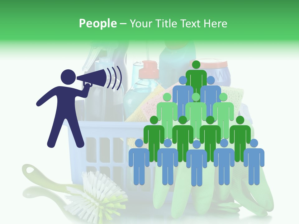 Household Container Chemical PowerPoint Template