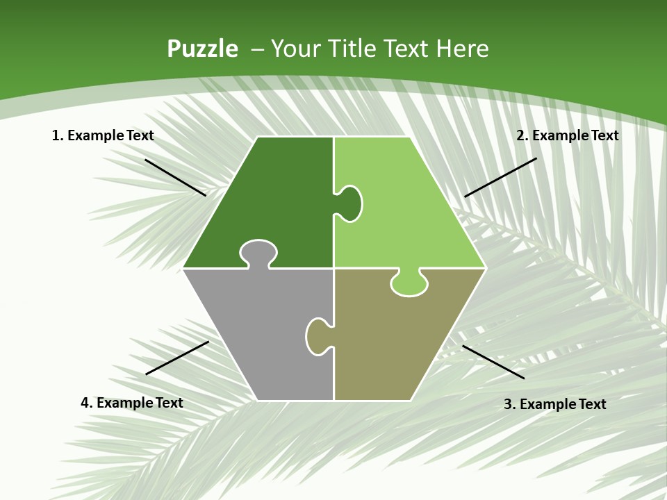 Vegetation Isolated Botany PowerPoint Template
