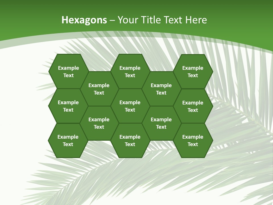Vegetation Isolated Botany PowerPoint Template