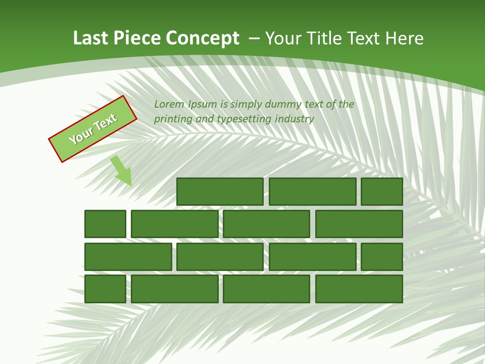 Vegetation Isolated Botany PowerPoint Template