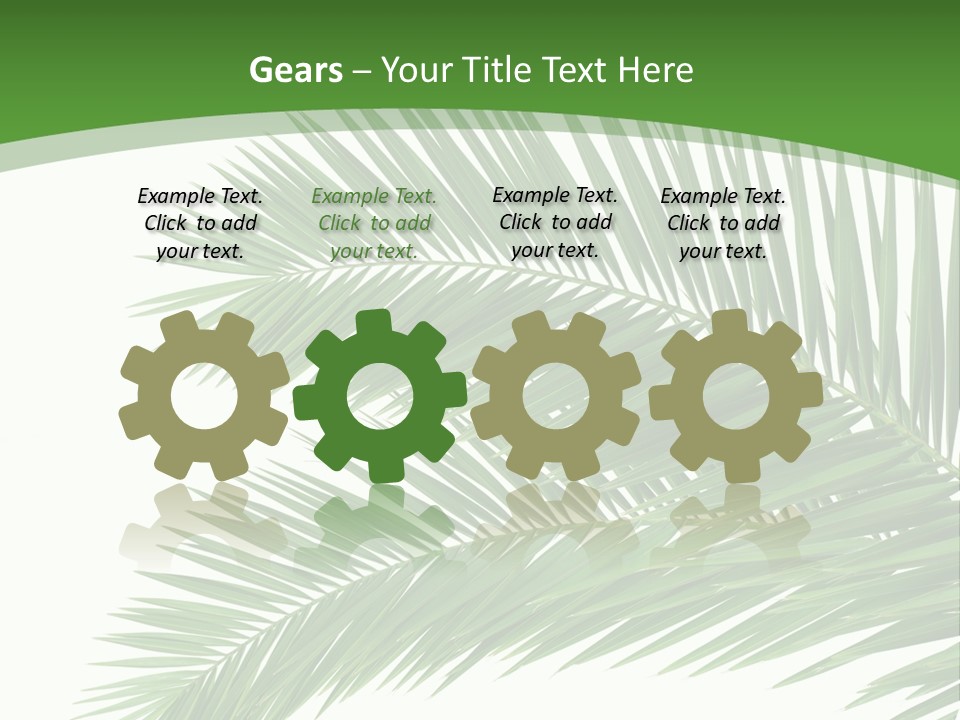 Vegetation Isolated Botany PowerPoint Template