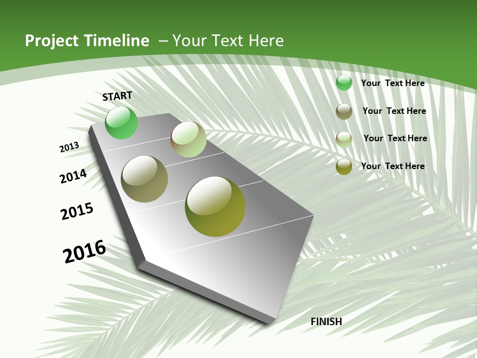 Vegetation Isolated Botany PowerPoint Template