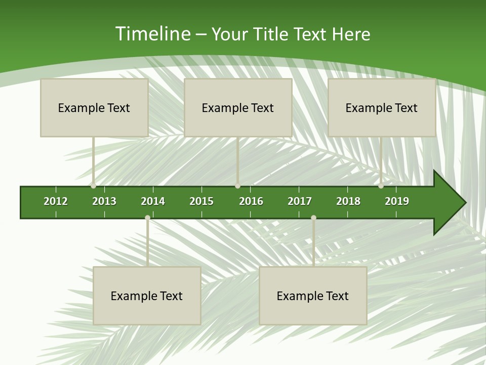 Vegetation Isolated Botany PowerPoint Template