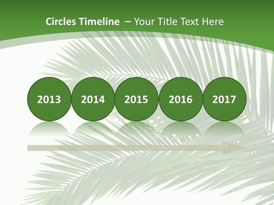 Vegetation Isolated Botany PowerPoint Template