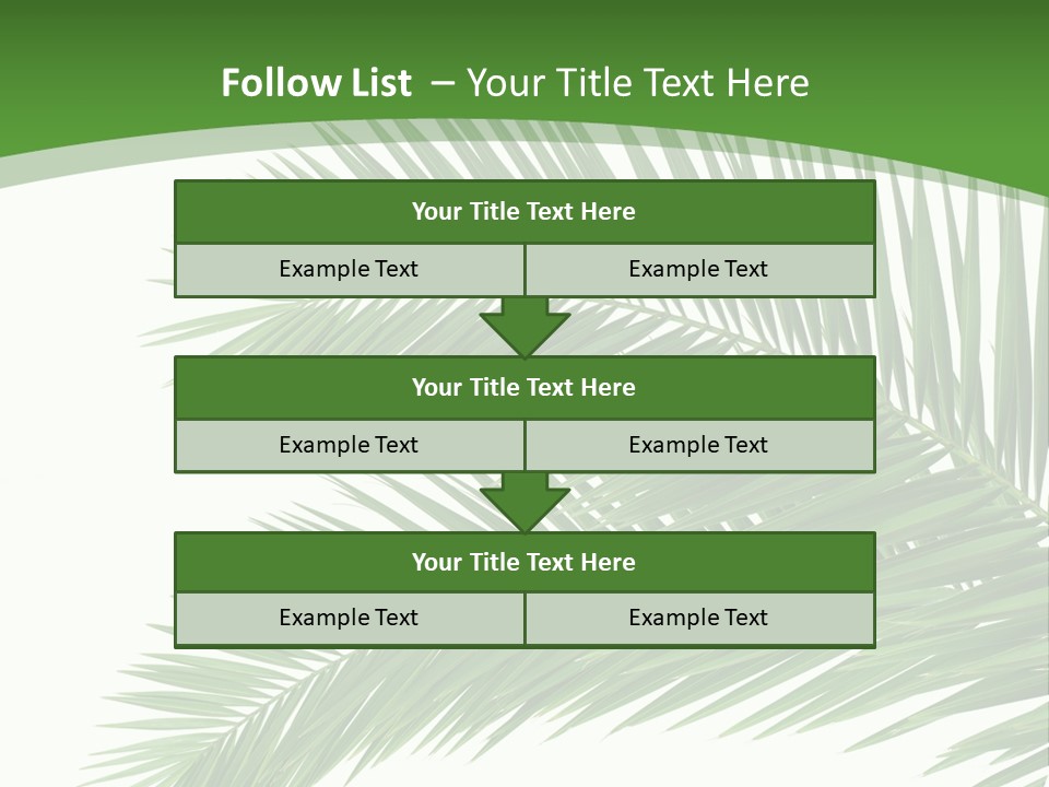 Vegetation Isolated Botany PowerPoint Template