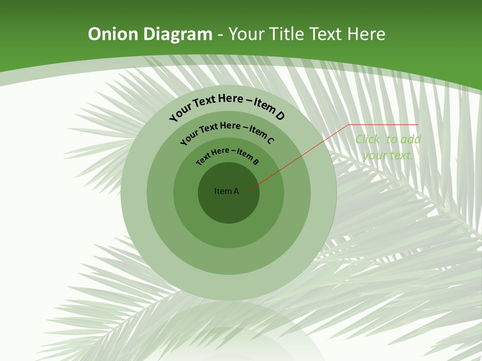 Vegetation Isolated Botany PowerPoint Template