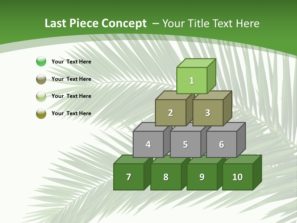 Vegetation Isolated Botany PowerPoint Template