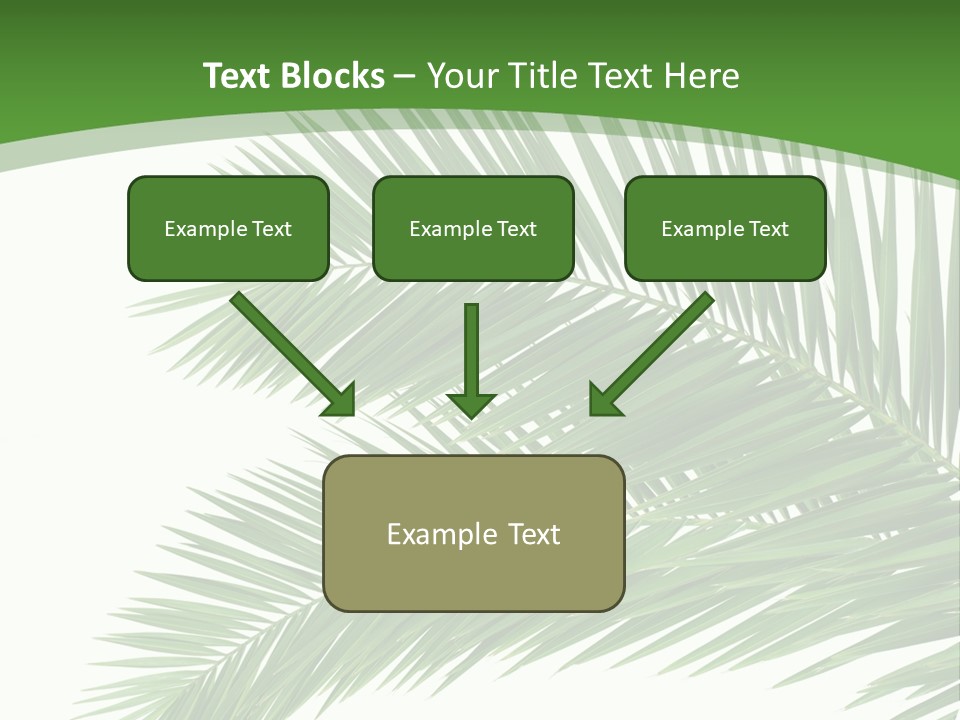 Vegetation Isolated Botany PowerPoint Template