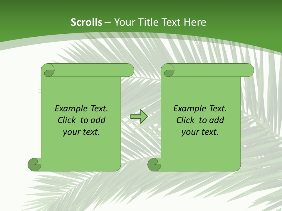 Vegetation Isolated Botany PowerPoint Template