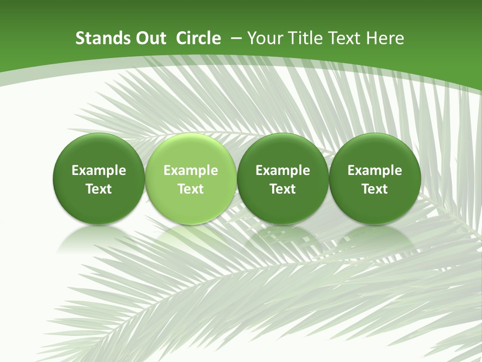 Vegetation Isolated Botany PowerPoint Template