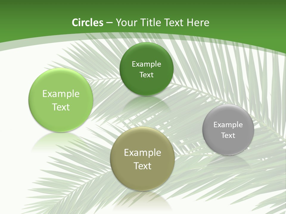 Vegetation Isolated Botany PowerPoint Template