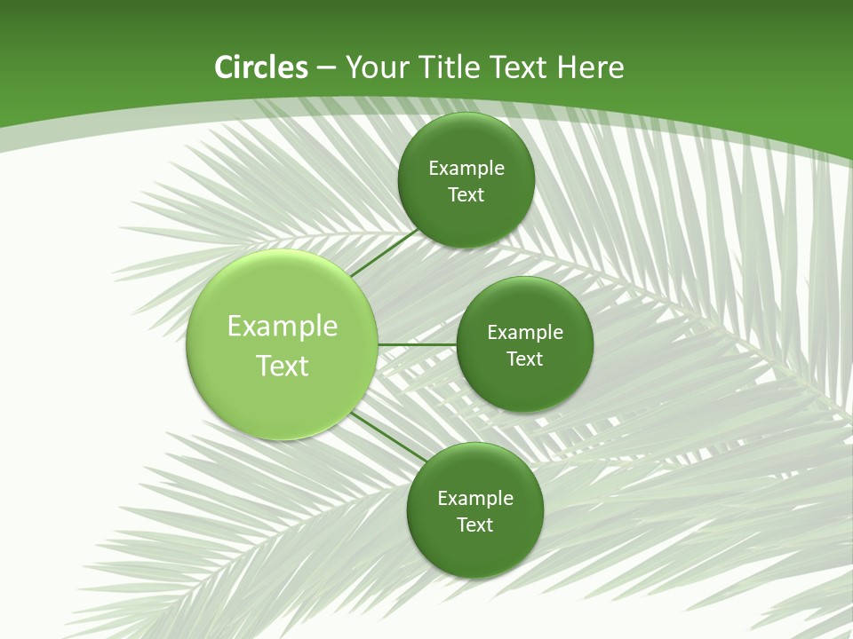 Vegetation Isolated Botany PowerPoint Template