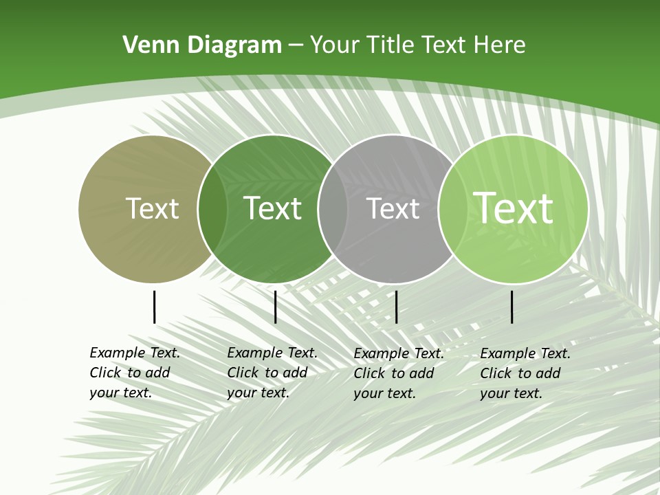 Vegetation Isolated Botany PowerPoint Template
