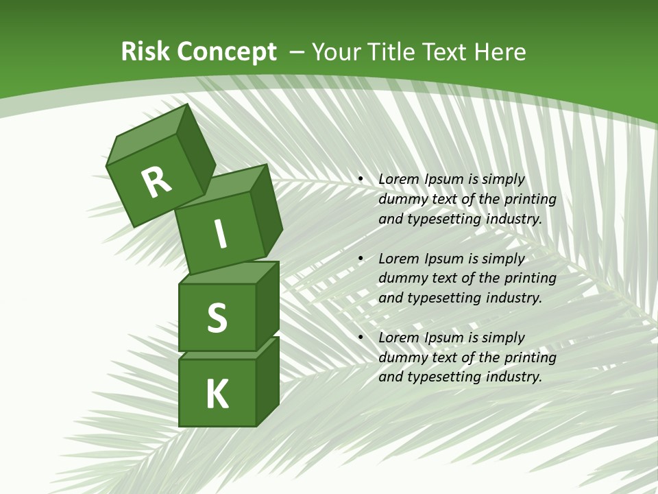 Vegetation Isolated Botany PowerPoint Template